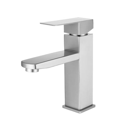 stainless steel brushed Matte black Single Handle Bathroom Basin Faucet Wash Tap Mixer BF3042B