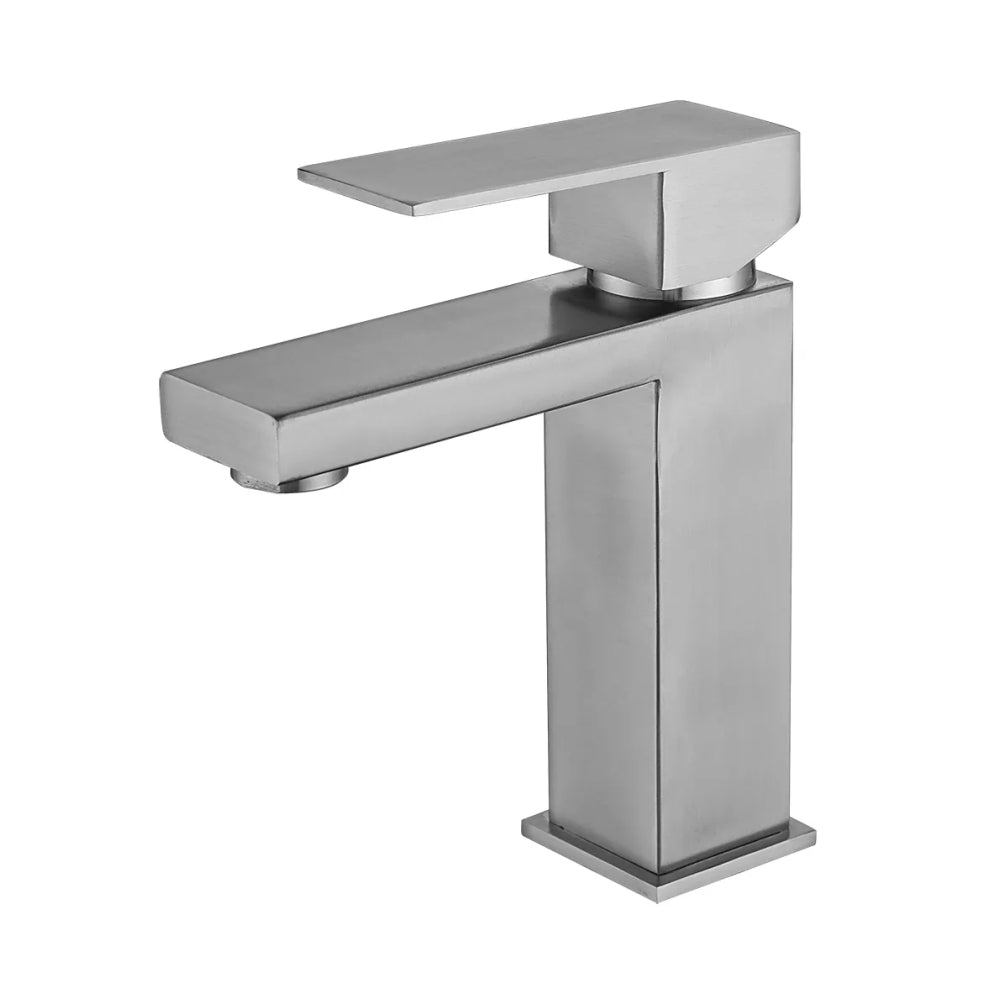 Design Deck Mounted Single Handle stainless steel Wash Basin Faucet For Bathroom B304L01