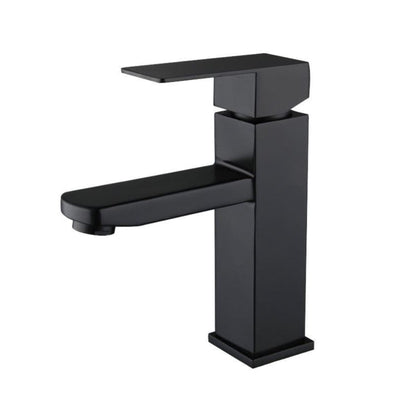 stainless steel brushed Matte black Single Handle Bathroom Basin Faucet Wash Tap Mixer BF3042B