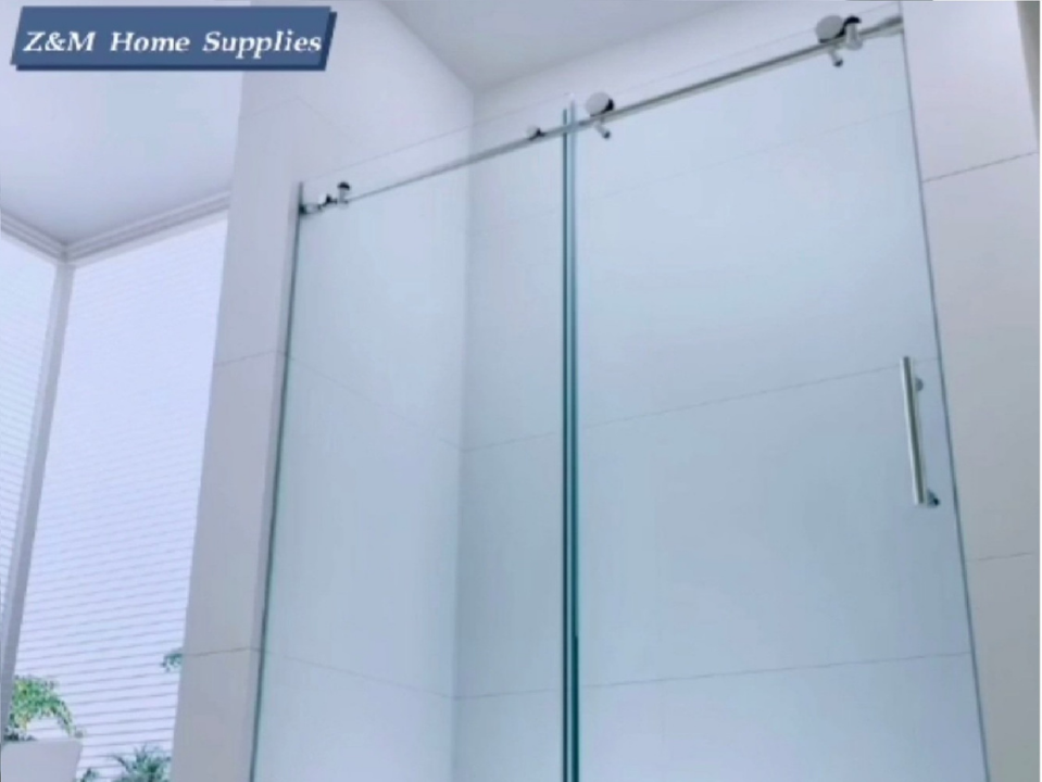 Shower sliding door 8 mm glass