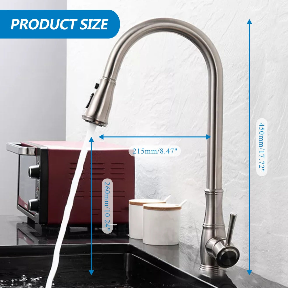 water tap modern Kitchen Faucet kitchen taps pull out sprayer kitchen mixer sink faucets KF304F5