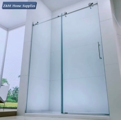 Shower sliding door 8 mm glass