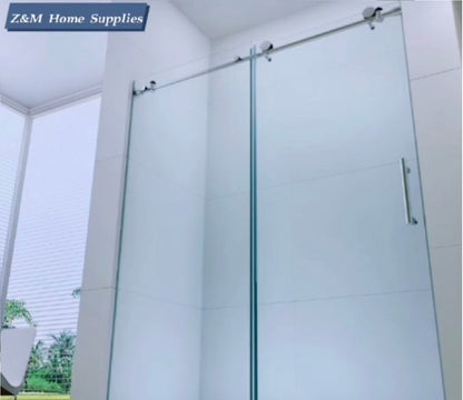 Shower sliding door 8 mm glass