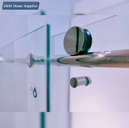 Shower sliding door 8 mm glass