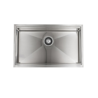 33 inch stainless steel undermount kitchen double bowl sink UD3318