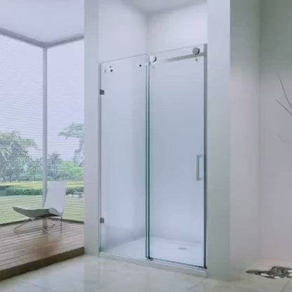 Shower sliding door 8 mm glass