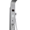 Luxury Shower Panel Tower Stainless Steel with LCD Screen ZM6215 (Black, Silver) - Image 4