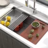 32-Inch Workstation Undermount Kitchen Sink - U3219 - Image 3