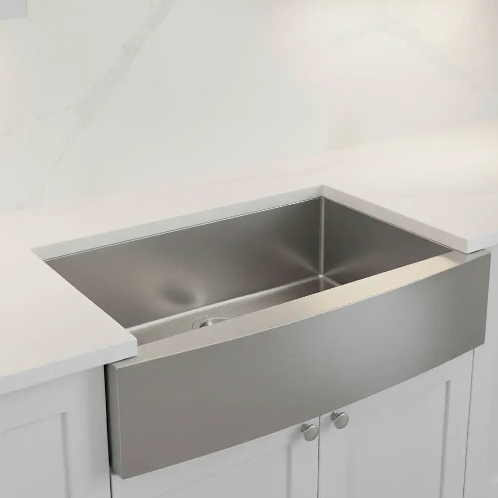 32-Inch Apron Farmhouse Kitchen Single Sink A3218 - ZM Home Supplies - Featured