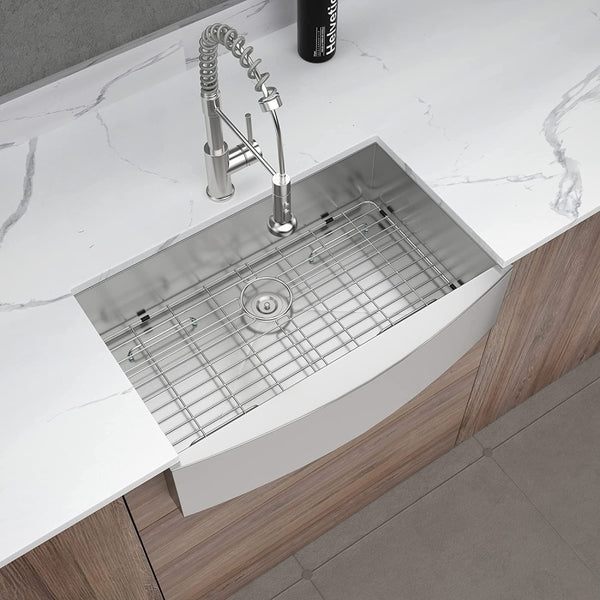 32-Inch Apron Farmhouse Kitchen Single Sink A3218 - Image 3