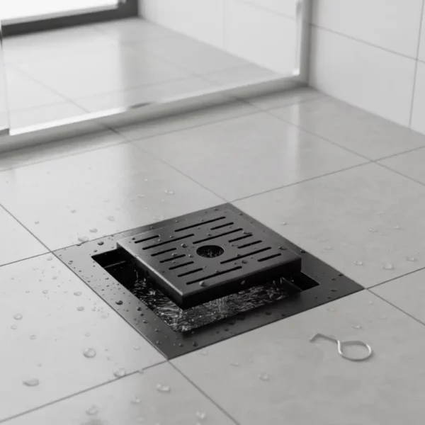 Luxury Linear Drainage ZM6C06 - Black - Lifestyle