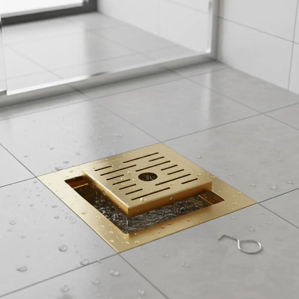 Luxury Linear Drainage ZM6C06 - Gold - Lifestyle