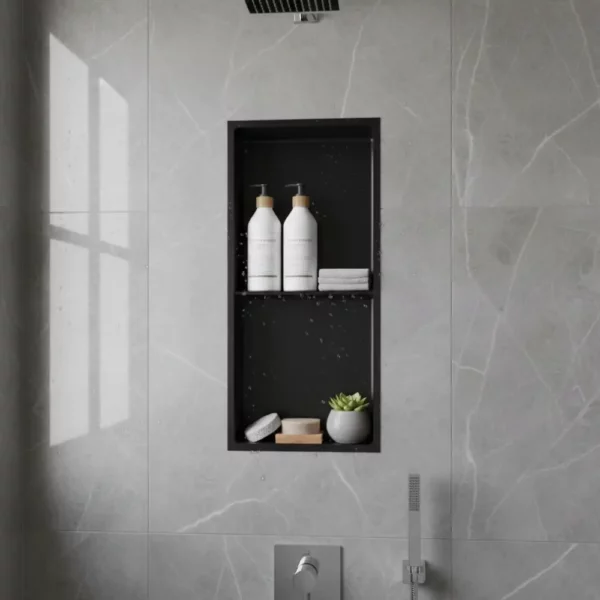 ND600-B DOUBLE NICHE STAINLESS STEEL 304 (23.62X11.81X3.94) - ZM Home Supplies - Lifestyle